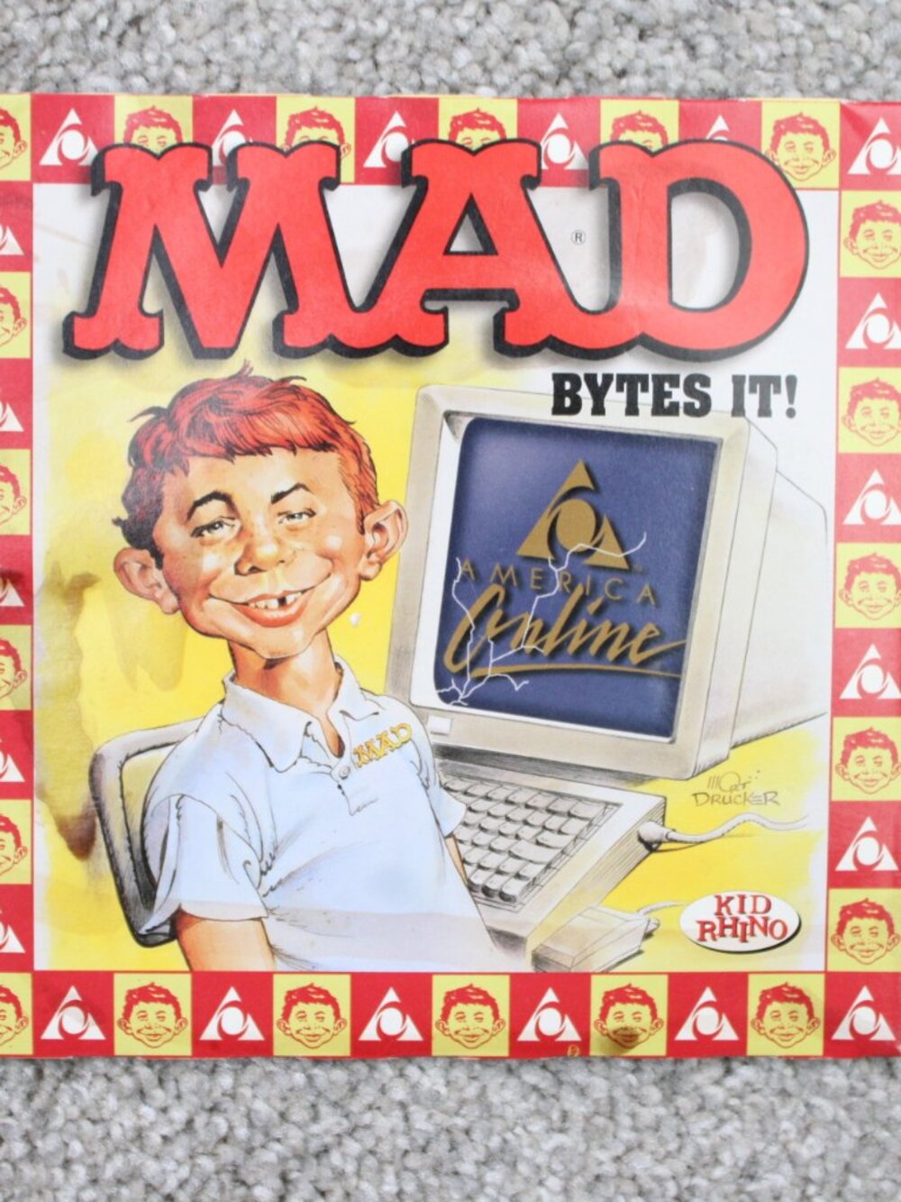 VTG Mad AOL / PROMO CD-ROM SEALED MAD BYTES IT! Promotional CD 1996 Disc